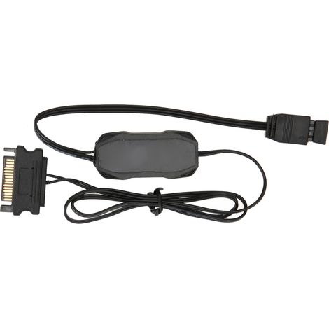 Contrôleur ARGB 5 V 3 broches, plusieurs modes d'éclairage, contrôle manuel, contrôleur de ventilateur RGB, alimentation SATA, contrôleur de barre lumineuse