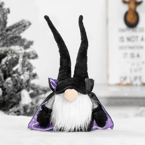 Poupée sans visage pour Halloween, décoration de vitrine, décoration de fête, décoration de bureau pour personnes âgées, accessoires d'Halloween (1/5)