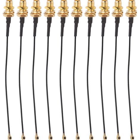10 SMA auf IPX (U.FL) 10 cm Verlängerungsantennenkabel für Sensoren und Gesichtserkennung (1/5)