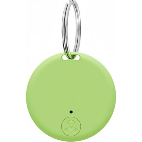 Localisateur de clés Bluetooth intelligent, traceur GPS, portée de 15 m, adapté aux enfants, animaux, chats, motos, bagages, smartphones (vert) (1/5)