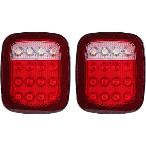 Feux arrière LED pour Jeep Wrangler CJ 76‑06 (paire) (1/5)