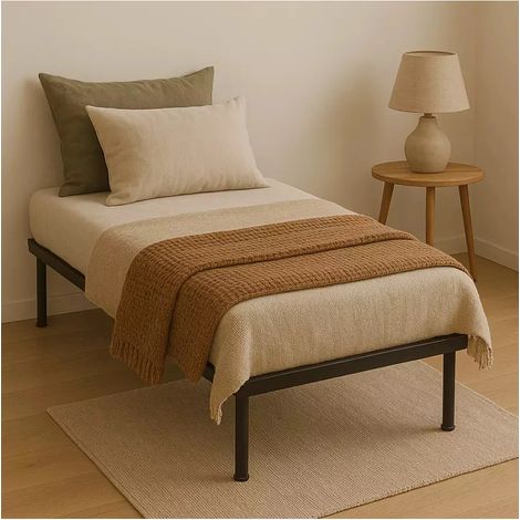 rete singola con 13 doghe in legno 80x190 cm (1/3)