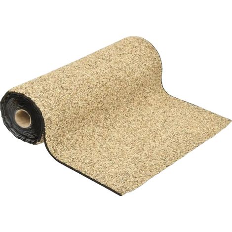 Lámina para muebles, autoadhesiva, aislamiento térmico, arena natural (1/2)