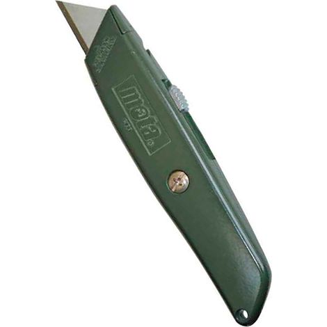 Cúter metalico retractil hoja trapezoidal (1/2)