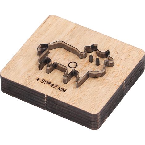 Outil de coupe en forme de vache, 5542 mm (1/5)
