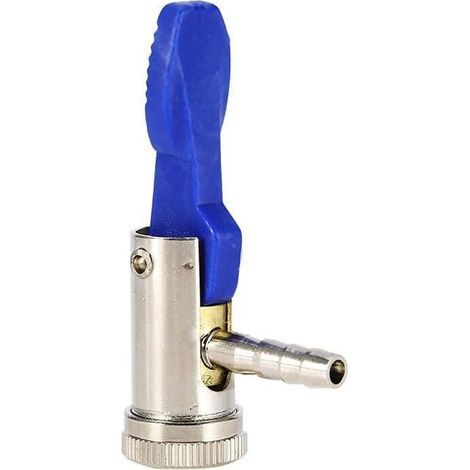 Adaptador de válvula para neumáticos de coche, boquilla para inflar neumáticos, mandril de aire para neumáticos, válvula para bomba de ruedas para coches, motocicletas, bicicletas y vehículos eléctric (1/4)