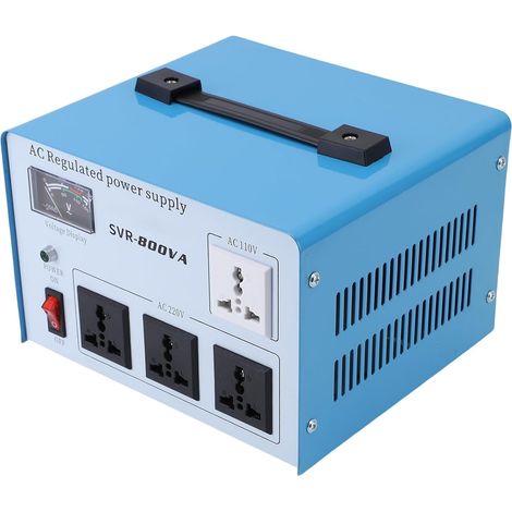 Stabilisateur de Tension monophasé 800W, Silencieux, pour (1/5)