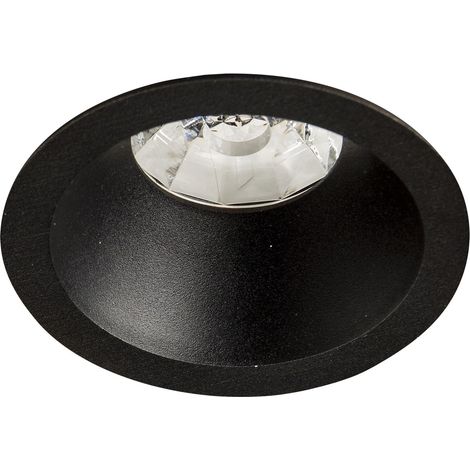 Spot RTIGHT DECO GU10 rond fixe, noir mat IP20 - EUROPOLE - 62815 (1/4)