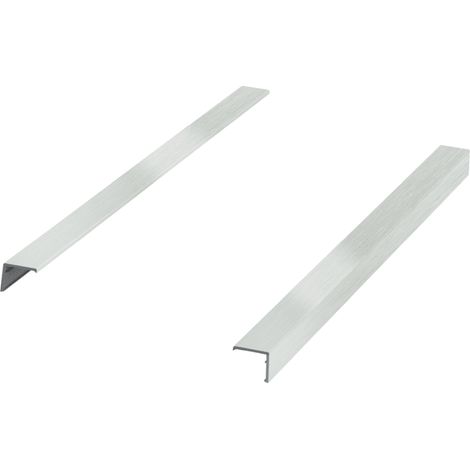 Hettich Schubkasten-Dekorprofil, InnoTech Atira, 9240706, Nennl. 620mm, edelstahloptik