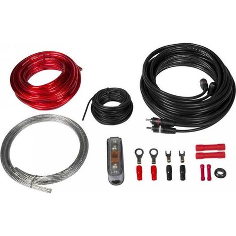 HZ10WK – Kit de câbles 10 mm² – Kit de connexion pour amplificateur 40 A (1/2)