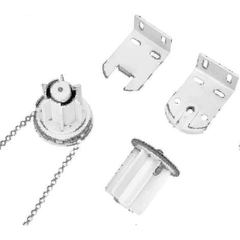 Filiyano – Kit de réparation pour store enrouleur de 25 mm avec chaînette, support et raccord pour mécanismes robustes (1/4)