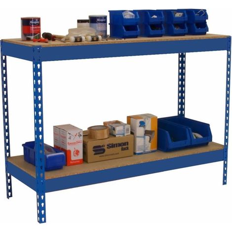 Mesa De Trabajo Kit Simonwork Basic 2 901845-2 Azul/Madera