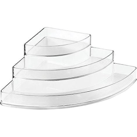 Boîte de rangement d'angle de bureau, étagère de rangement, échelle de rangement pour produits de soins de la peau (1/4)