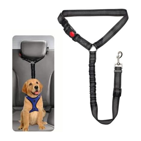 Harnais Securite Chien, Voiture, Ceinture, Petit, Moyen, Chiots, Animal, Compagnie, Voyage, Auto (1/5)