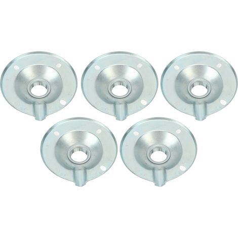 Lot de 5 abat-jour industriels en fer pour entrepôt, usine ou mine, filetage interne G1/2, 8 cm (1/5)