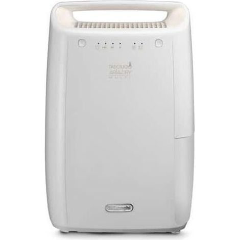 Delonghi – Déshumidificateur 10 litres – Élimination humidité 36 dB – Réservoir amovible 2,1 litres – Design moderne blanc (1/2)