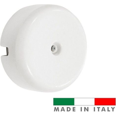 Scatola di derivazione in porcellana 110mm ø 110mm serie vintage 10a-250v (1/3)