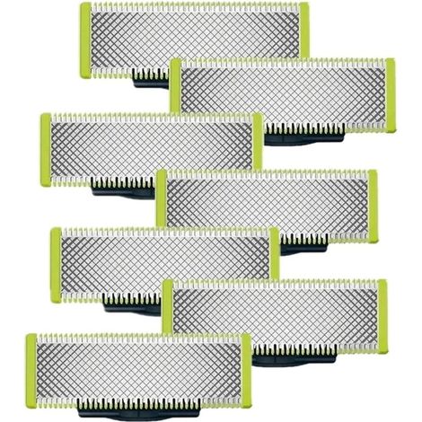 Lames de rechange pour rasoirs/tondeuses électriques, compatibles avec OneBlade, pour tailler, coiffer et raser, paquet de 7.