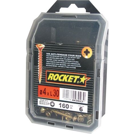 Vis Rocket Tf Pozi Bichro 4x30 Vybac  160 Pce - Vynex