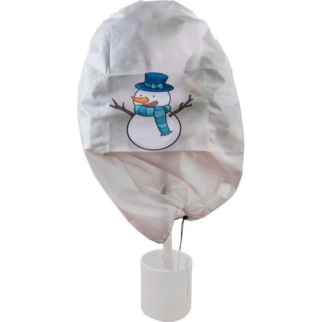 Couverture d'arbre de givre d'hiver avec des sacs à cordon Couverture chaude antigel Arbustes Protecteurs de plantes, Couverture de veste réglable pour la prévention des oiseaux (1/5)