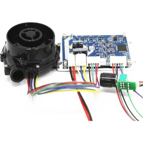 ventilateur soufflant Air Mover Centrifuge Poussière D'échappement Ventilateur Boule Turbo Radiateur Ventilateur Compact Et Économe En Énergie(12V and Drive) (1/5)