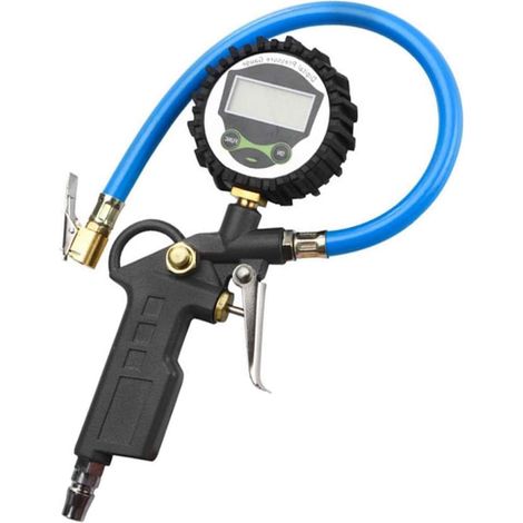 Banc d‘Essai Multifonctionnel avec Compresseur d’Air - Manomètre 0-18 bar / 0-255 PSI - Pour Voitures, Camions et Motos (1/5)