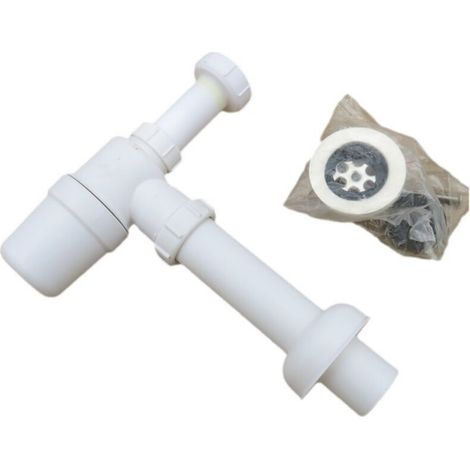 Regolabile in altezza 40 mm con attacco per lavatrice, colore bianco
