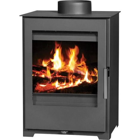 Stufa a legna Victoria Parma SL da 5,18 kW colore nero (1/5)