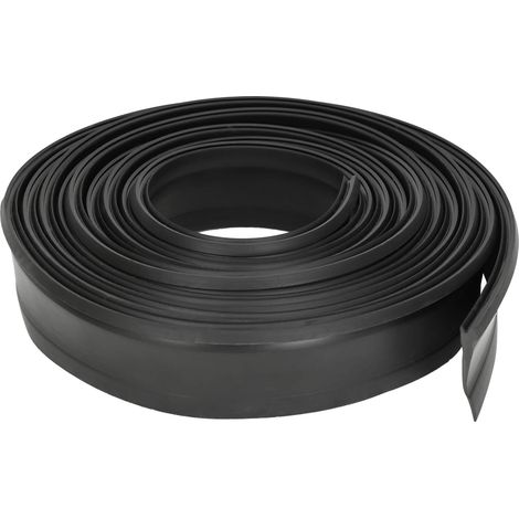 vidaXL Sello de Puerta de Garaje Negro 52 x 2 mm 3 m PVC (1/2)