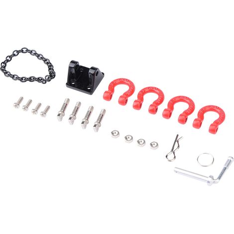 Crochet de remorquage en métal pour voiture télécommandée SCX10 (échelle 1/10) (1/5)