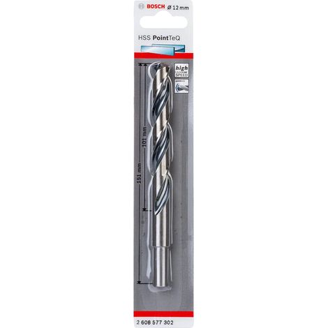 Bosch Accessories 2608577302 Punta per Metallo, 1 W, 1 V, Ø 12 mm