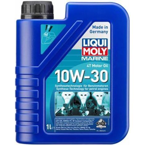 Marine 4T Motor Oil 10W-30, 1 L, Huile de moteur à démarrer, SKU: 25022 (1/5)