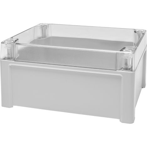 Boîtier à usage général RS PRO en Polycarbonate, 187 x 122 x 90mm, Gris IP65 ( Prix pour 1 )
