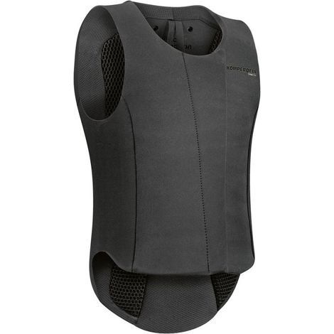 Gilet di sicurezza da equitazione per bambini modello BALLISTIC VEST CHAMPION 22                                     : 128 cm, Nero