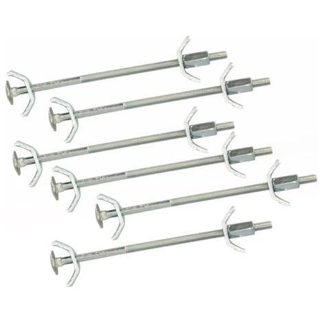 Lot de 6 connecteurs de plan de travail 150 mm pour plaques de table et comptoirs- (1/5)