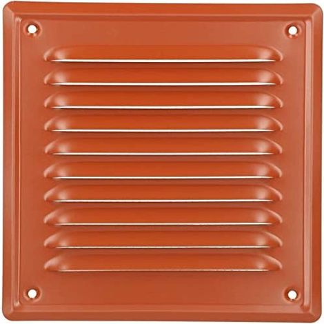 KOTARBAU® Griglia Aerazione Quadrata - Acciaio - 16.5x16.5 cm - in Mattoni - Griglia Ventilazione - con Rete Anti Insetti - Resistente Alla Corrosione (1/2)