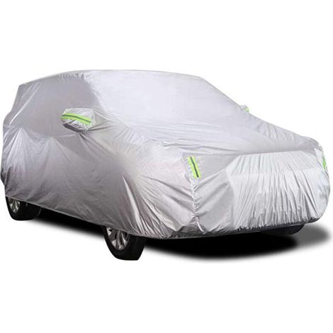 Zoternen Housse de protection universelle pour berline, imperméable, résistante aux UV, coupe-vent, pour toutes les conditions météorologiques (4,4 x 1,8 x 1,6 m) (1/4)