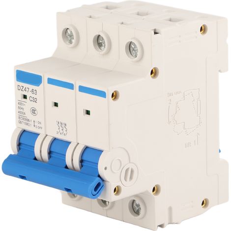 Disjoncteur différentiel DZ47‑63 3P 32A 400V (1/5)