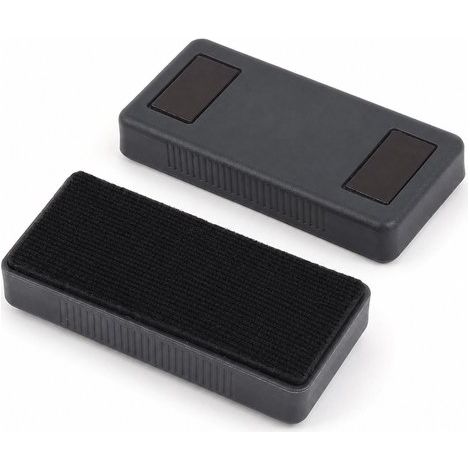 Effaceur de tableau blanc – Magnétique – Microfibre – Noir – Forte adhérence – Nettoyage (1/5)