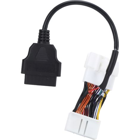 Adaptateur Connecteur OBD2 vers Tesla, outil diagnostic auto ABS portable 12-24V, câble de conversion de remplacement compatible véhicules électriques (1/5)