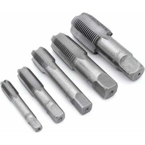 5Pcs Filetage de Tuyau BSP 55 Degrés Plug Tap G1/8 G1/4 G3/8 G1/2 G3/4 (1/4)