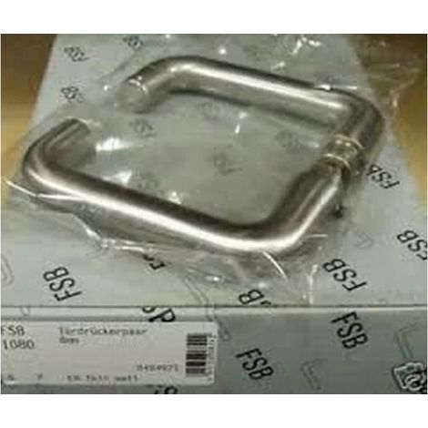 Fsb 1080 0030 0105 - Par de tiradores de puerta - 7mm - Aluminio mate