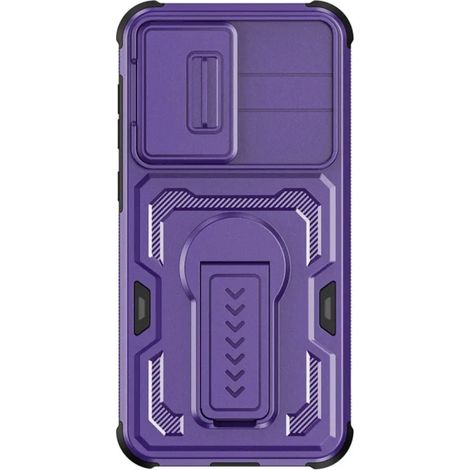 (Violet, Galaxy A16) Étui de protection pliable ultra-résistant avec support, protection antichoc pour objectif d'appareil photo (1/5)