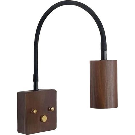 Applique Murale Rétro avec Bras Rotatif à 360 Degrés, Lampe de Chevet Japonaise pour Chambre à Coucher et Lecture (1/4)
