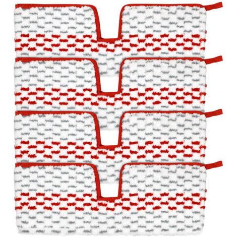 4 Pièces Spray Balai Recharge Kit,Réutilisable pour Vileda/o-cedar  Serpillere Recharge Compatible with Serpillères De Rechange - Microfibre Épaisse - pour Nettoyage des Sols (1/5)