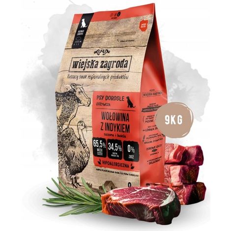 Wiejska Zagroda Comida para Perros Sensibles 9 kg Naranja
