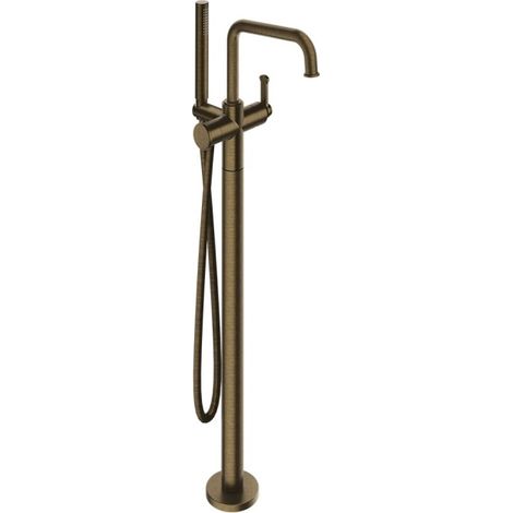 Bain douche mitigeur monocolonne sur pied sans mecanisme Vieux Bronze Mat - CRISTINA ONDYNA FA18993