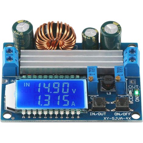 Affichage convertisseur Buck Boost, carte d'abonné DC 5.5-30V 12v à DC 0.5-30V 5v 24v tension ajustable à courant constant abaisseur régulateur de tension 3A 35W module d'alimentation (1/5)