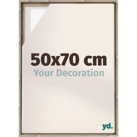 Your Decoration - Cadre flottant  - Chene Sonoma - Cadre en caisse américaine pour toile sur chassis - MDF - Lyon (1/5)