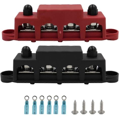 Boîte de distribution M10 250 A à 4 bornes, compatible avec les camping-cars et les yachts. (1/5)